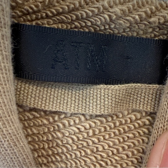 ATM Oversized French Terry Hooded Poncho - Picture 5 of 11